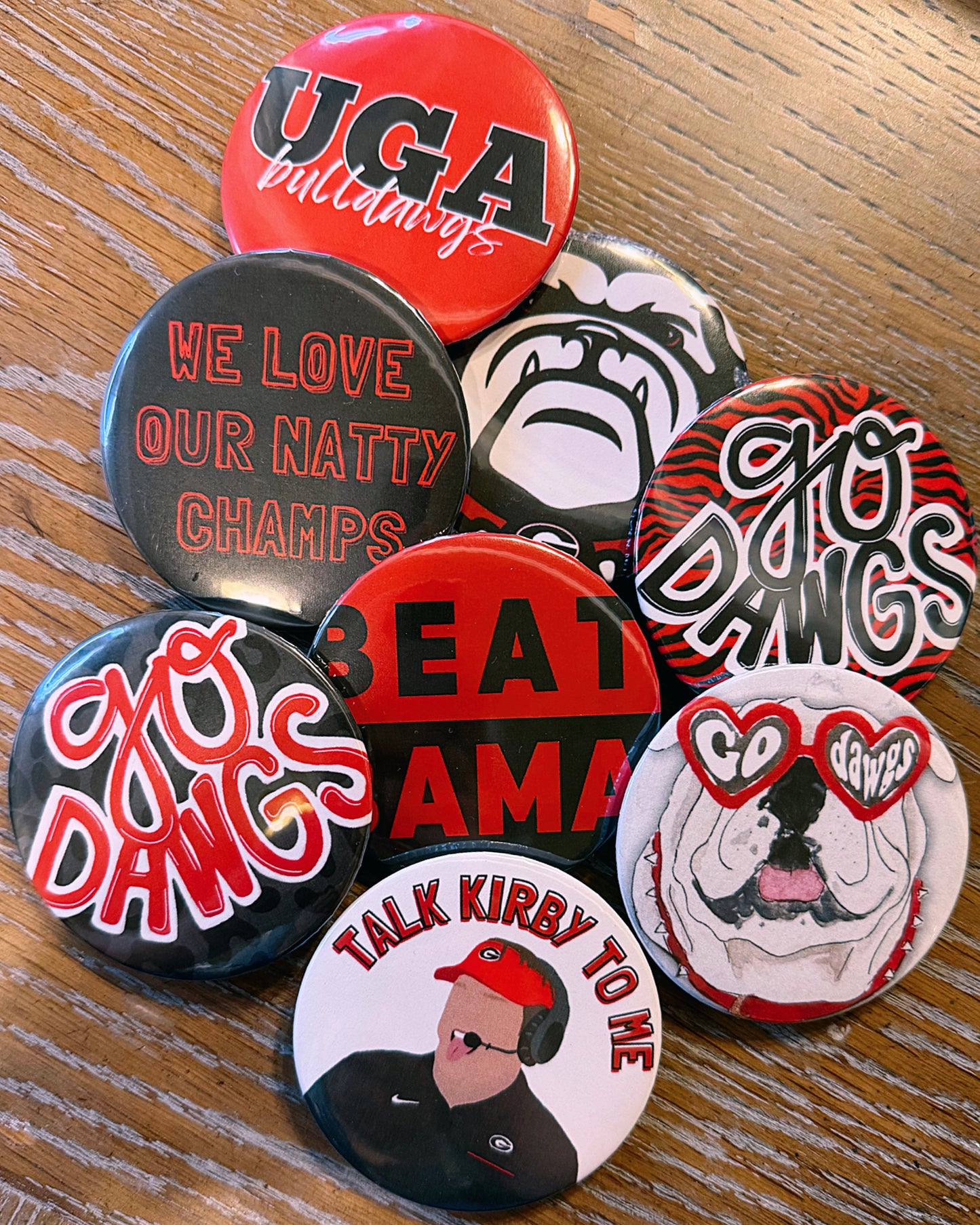Georgia Button Pins
