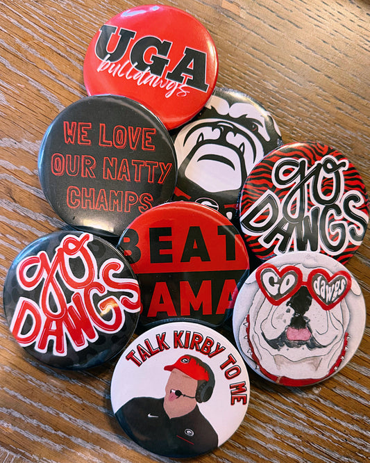 Georgia Button Pins