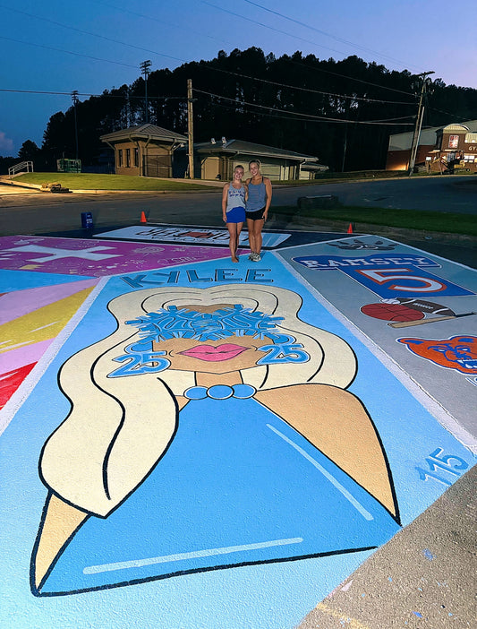 Painted Parking Spot