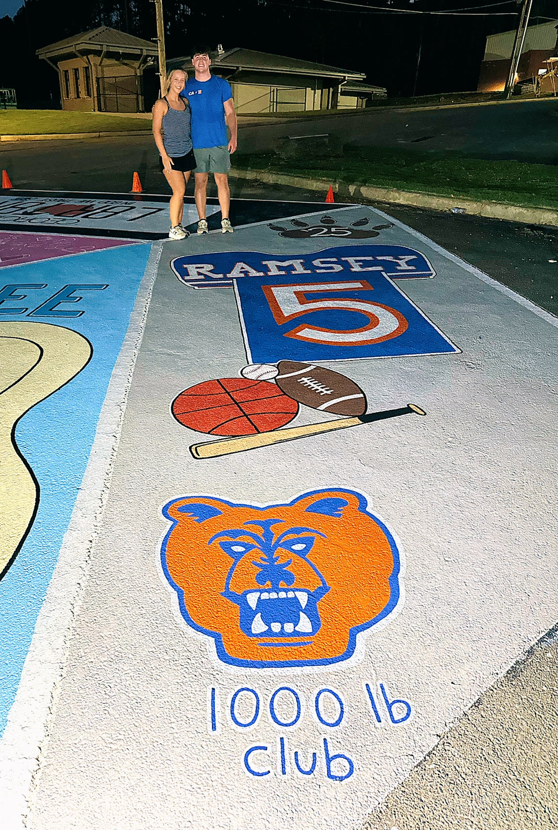 Painted Parking Spot