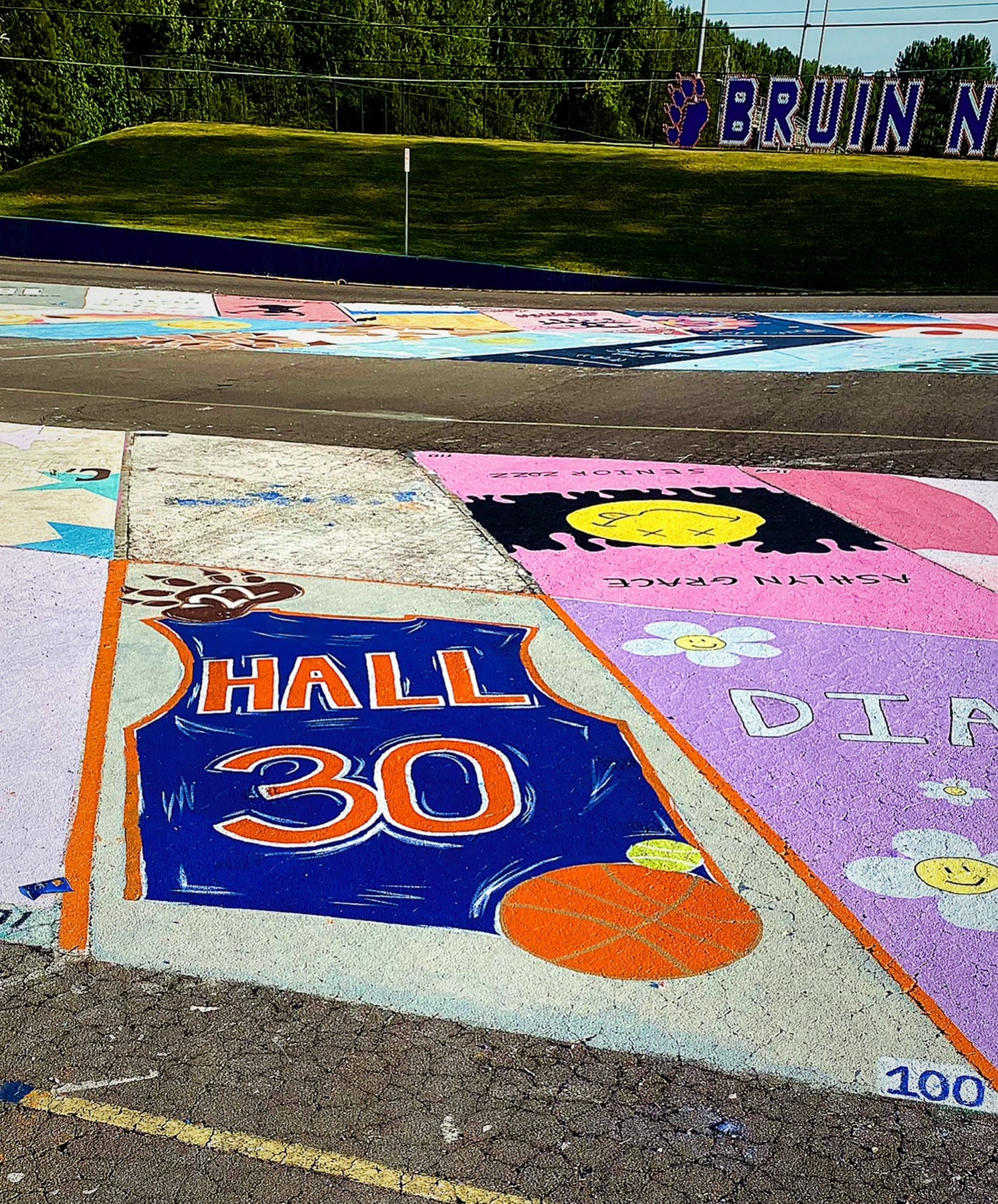 Painted Parking Spot