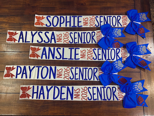 Senior Night Sash