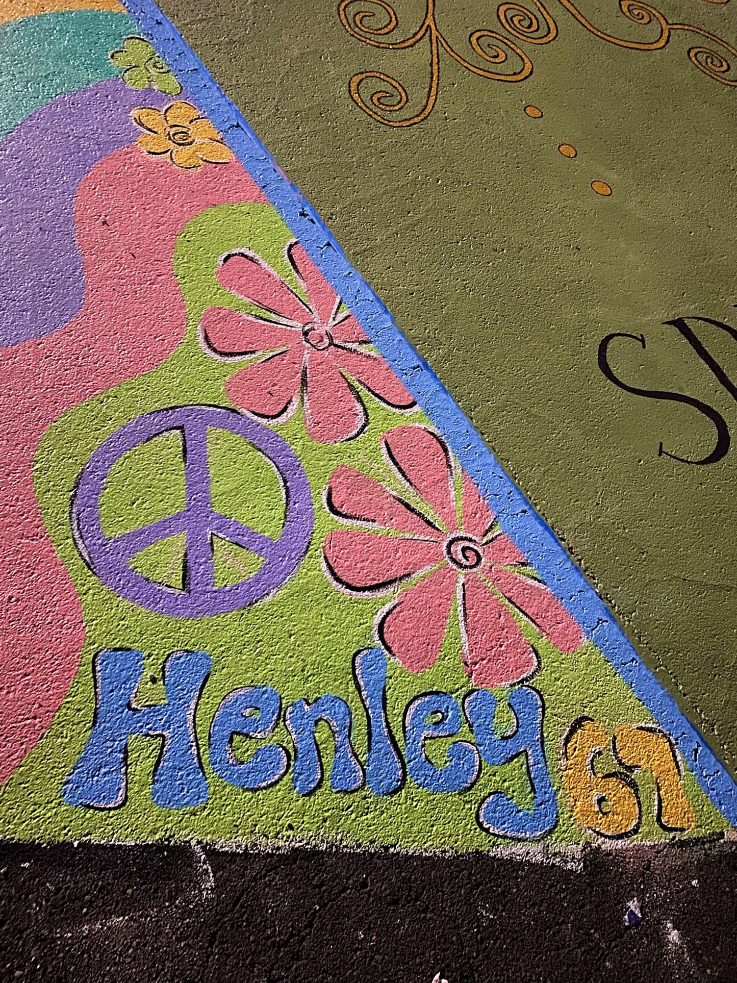 Painted Parking Spot